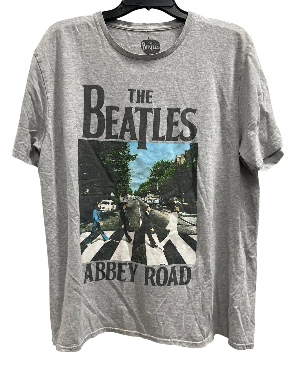 The Beatles Abbey Road retro gray band tee sz XL